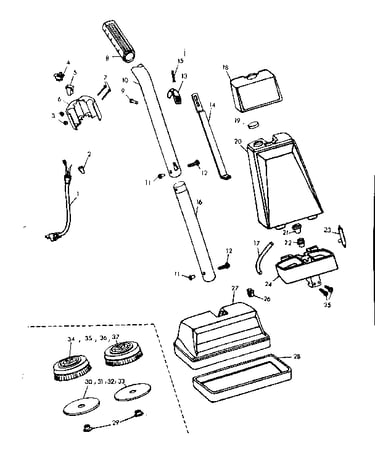 External machine parts