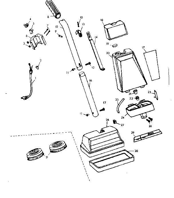 External machine parts
