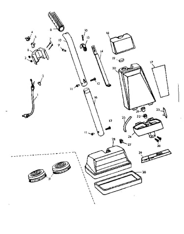 External machine parts