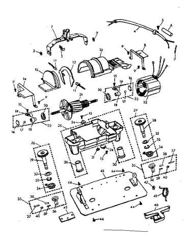 Internal machine parts