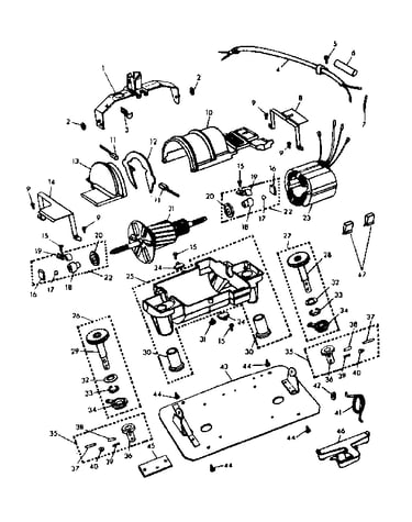 Internal machine parts
