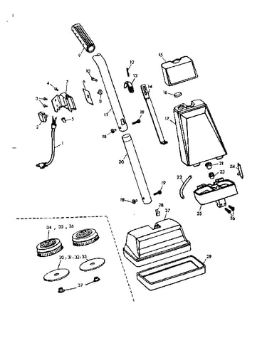 External machine parts
