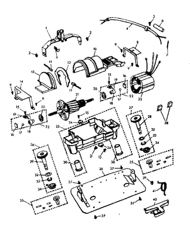 Internal machine parts