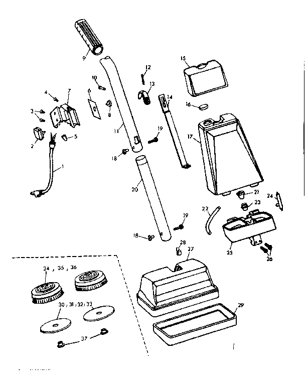 External machine parts