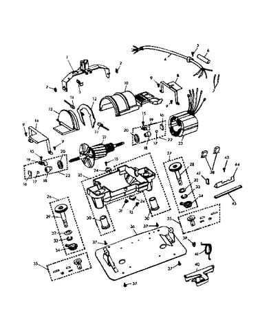 Internal machine parts