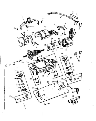 Internal machine parts
