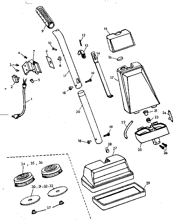 External machine parts