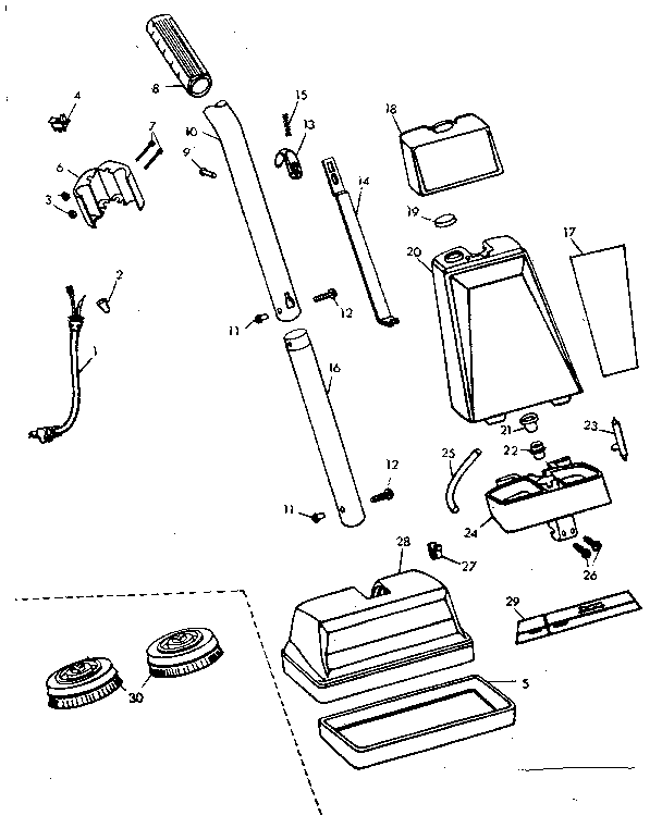 External machine parts