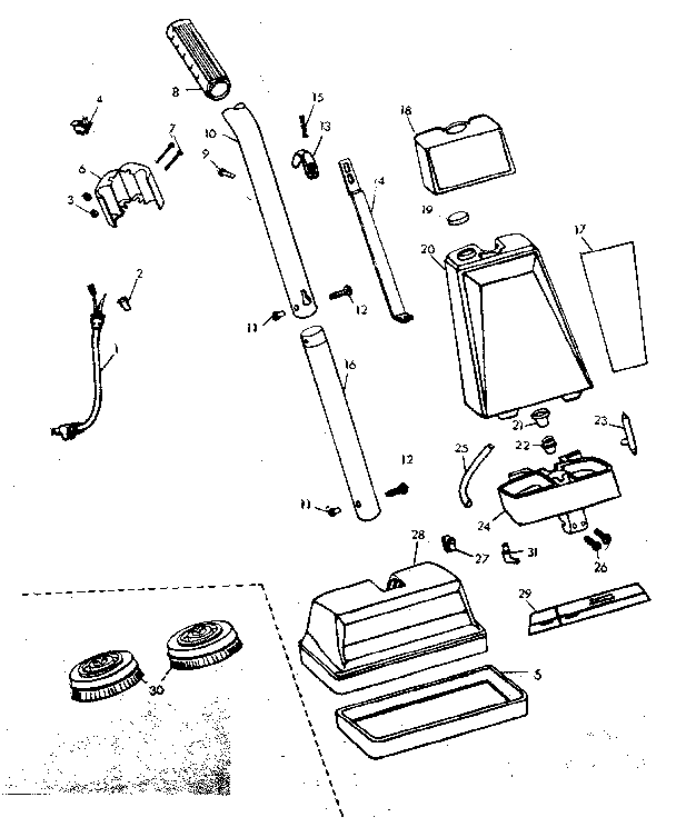 External machine parts