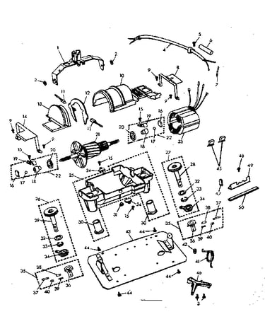 Internal machine parts
