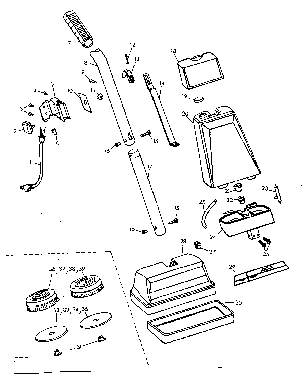 External machine parts