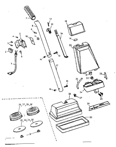 External machine parts