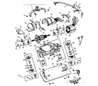 Kenmore 10088600 internal machine parts diagram
