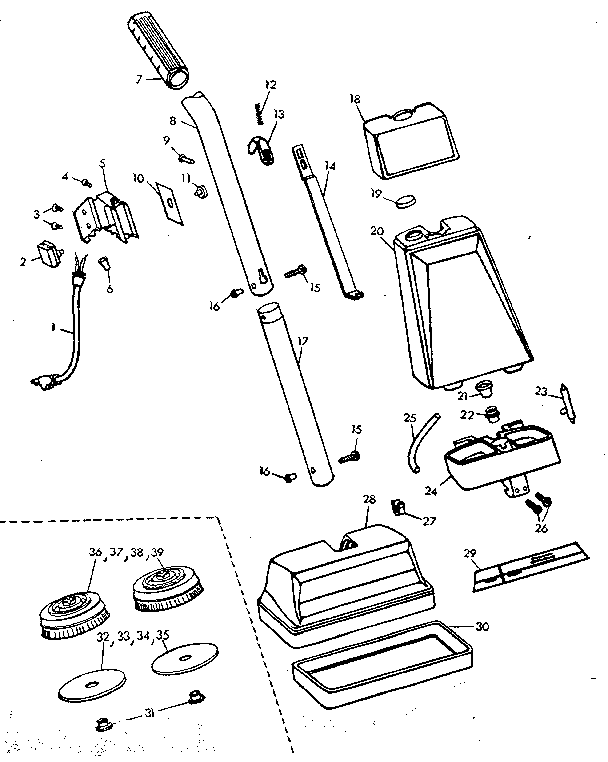 External machine parts