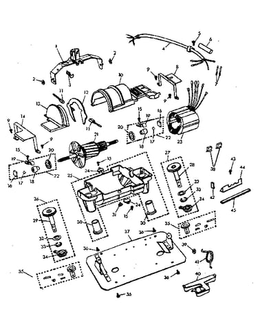 Internal machine parts