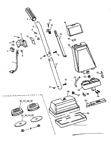 External machine parts