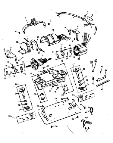 Internal machine parts