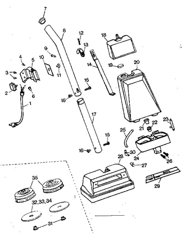 External machine parts