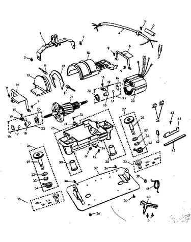 Internal machine parts