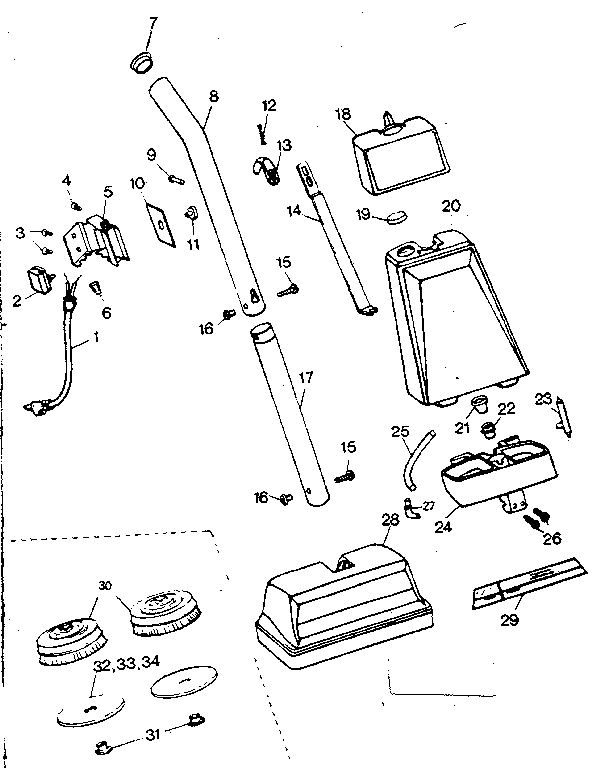 External machine parts