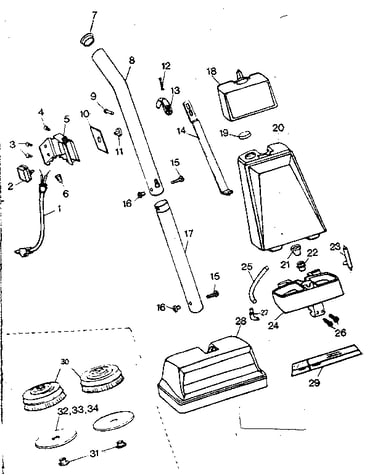 External machine parts