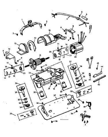 Internal machine parts