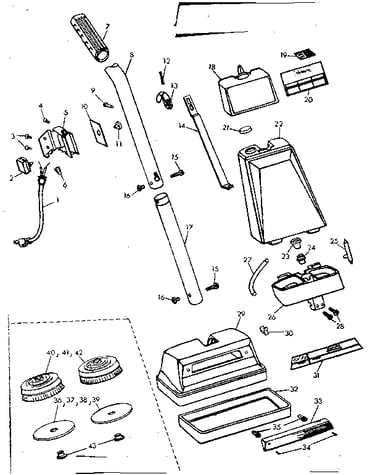External machine parts