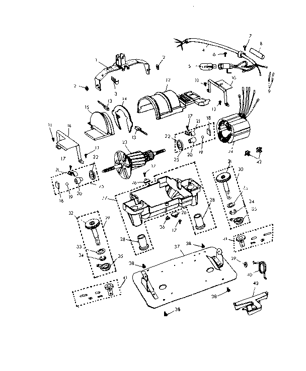 Internal machine parts