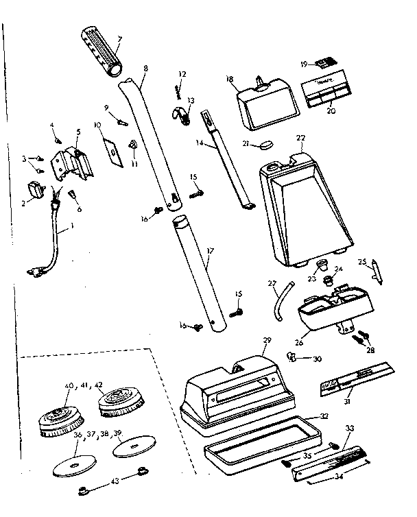 External machine parts