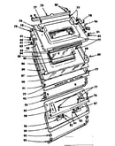 Oven door parts