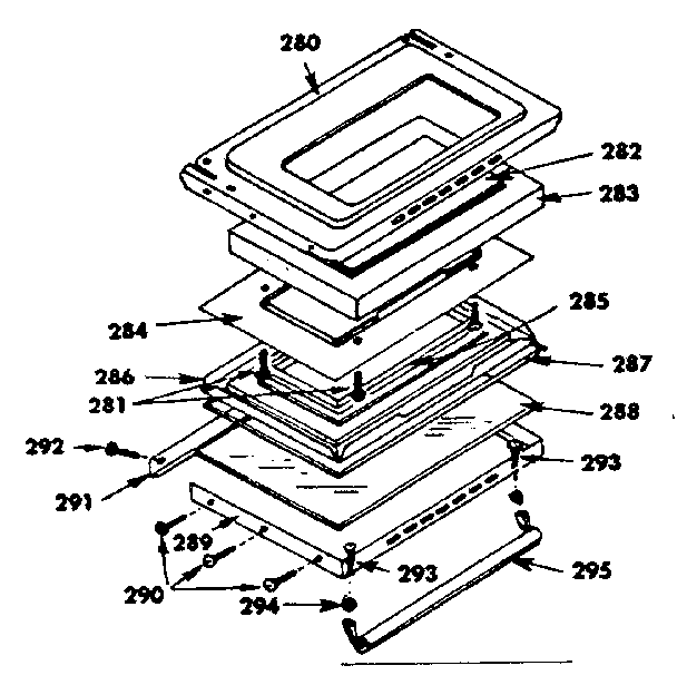 OVEN DOOR