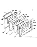 Oven door parts