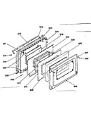 Oven door parts