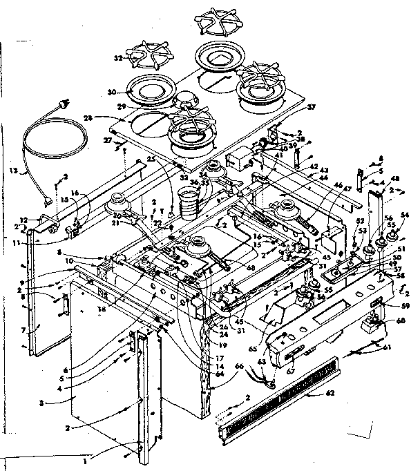 TOP SECTION AND OUTER BODY