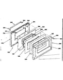 Oven door - model no. 3567500