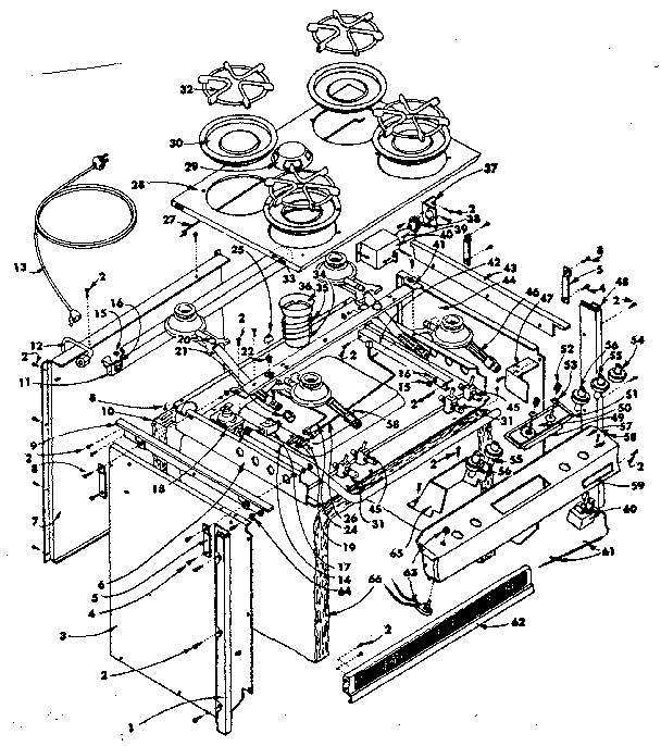 TOP SECTION AND OUTER BODY