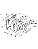 Oven door parts for model no. 155.3567501