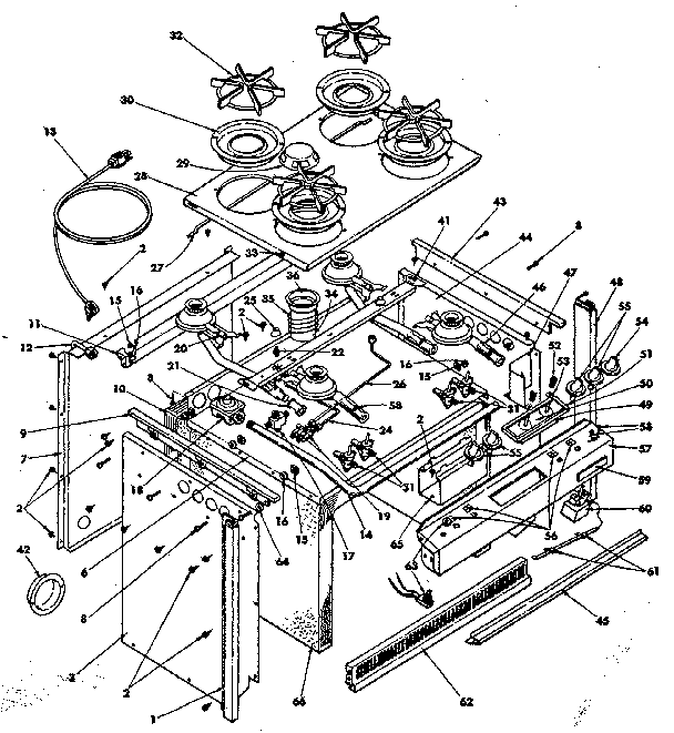 TOP SECTION AND OUTER BODY