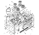 Kenmore 1553567690 top section and outer body diagram