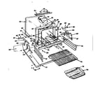 Kenmore 1554527300 oven parts diagram