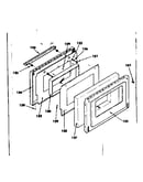 Oven door parts