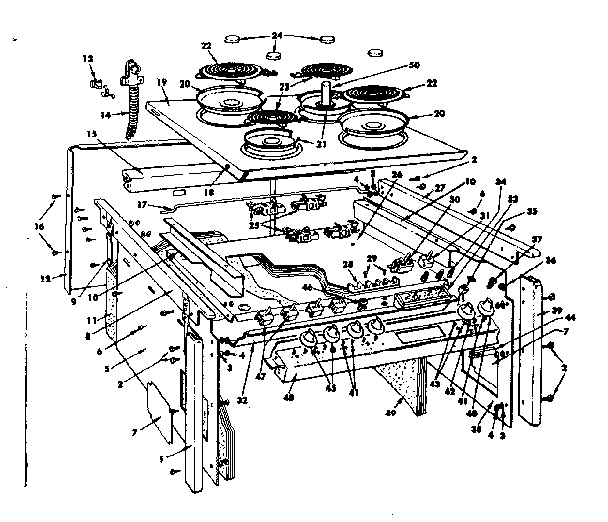 TOP SECTION AND OUTER BODY PARTS