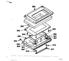 Kenmore 1554547290 oven door - model no. 4547201 diagram