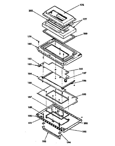 Oven door parts