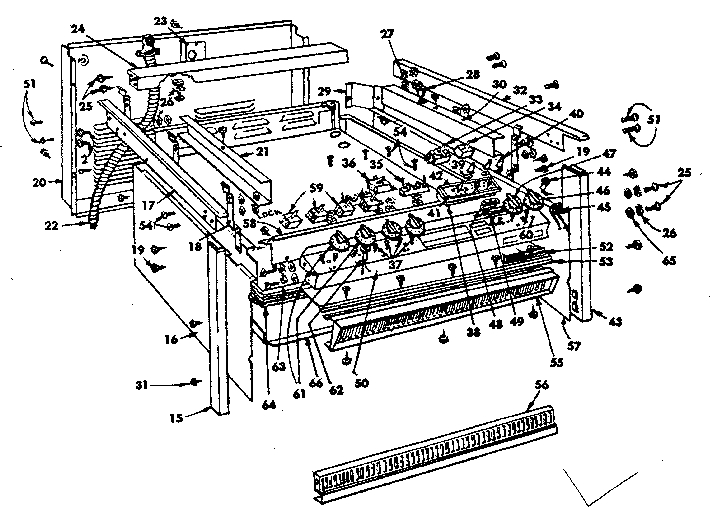 Top section and outer body parts