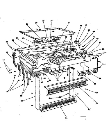 Top section and outer body parts