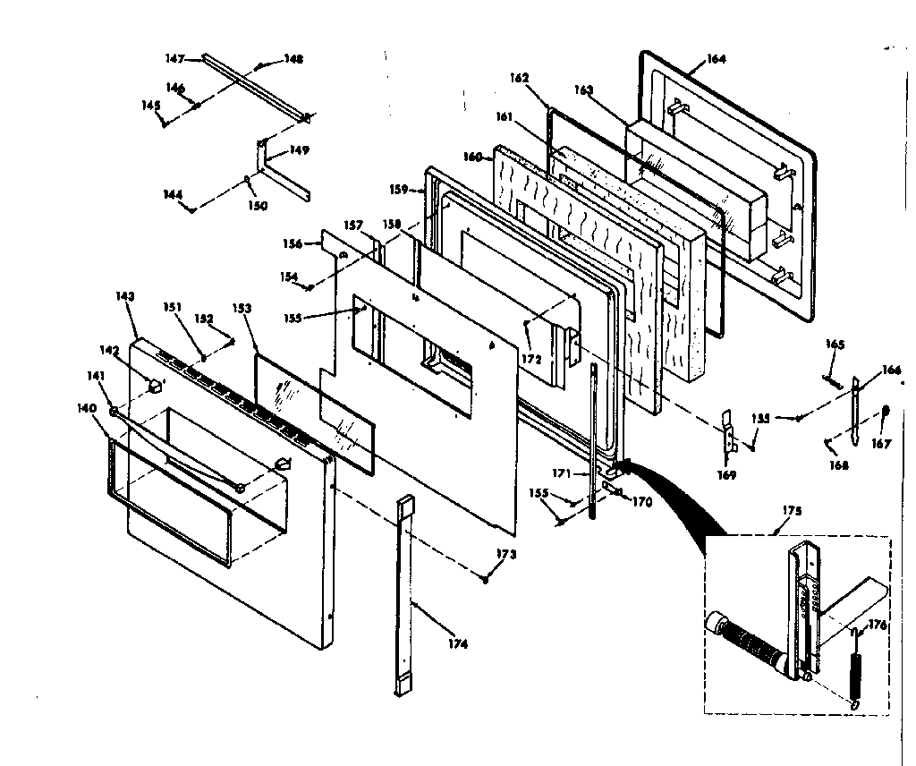 Oven door