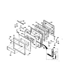 Oven porcelain door-model no. 850.4237711; .4237712