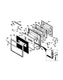 Black glass door-model no. 850.4237791; .4237792
