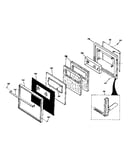 Lower oven door